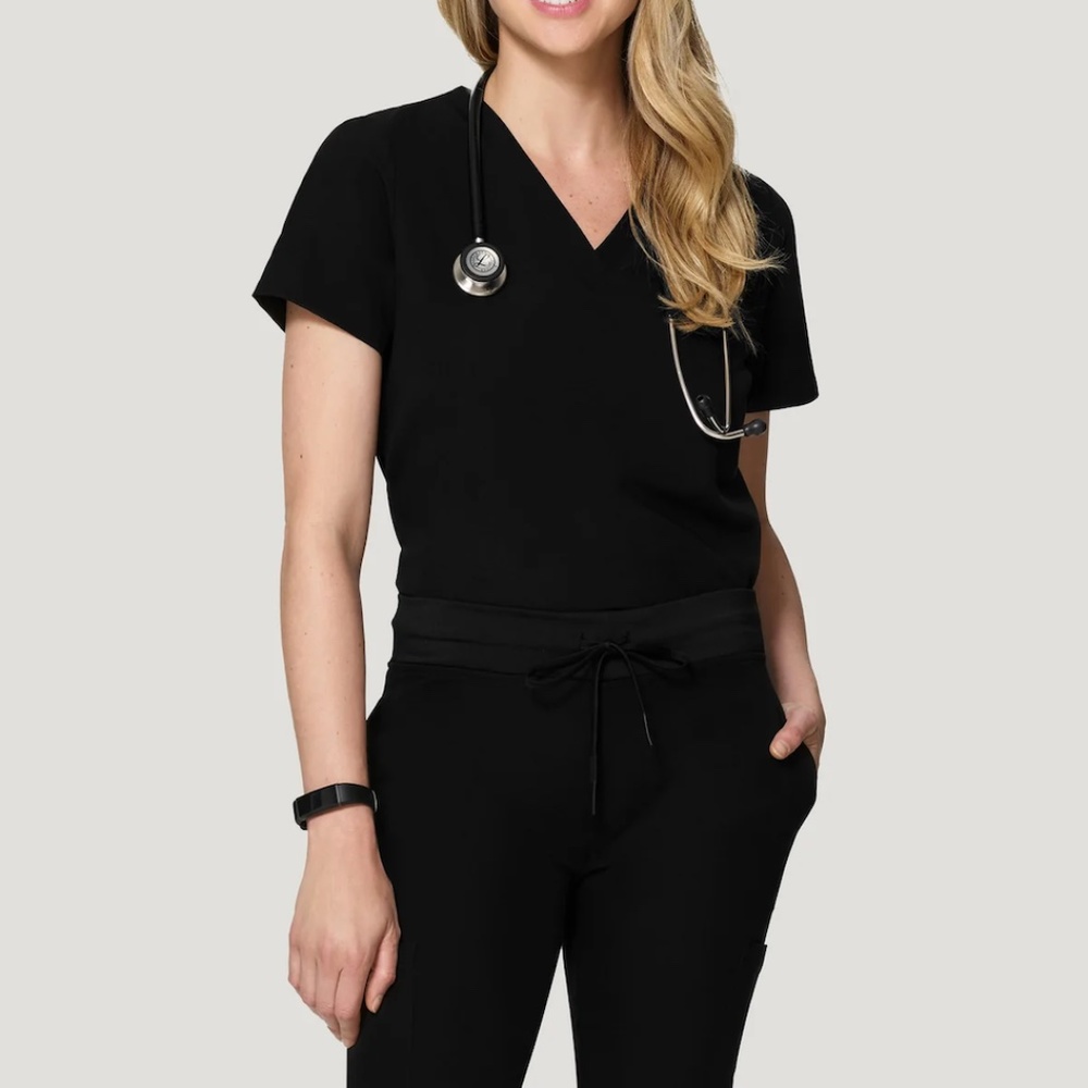 Mandala Scrub Set in Black (Size M)